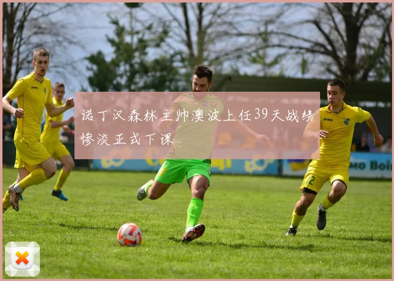 诺丁汉森林主帅澳波上任39天战绩惨淡正式下课