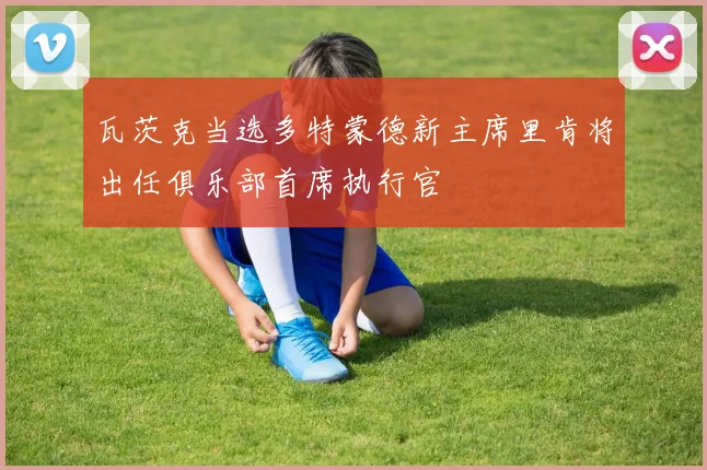 瓦茨克当选多特蒙德新主席里肯将出任俱乐部首席执行官